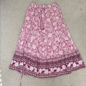 Floral Pink Skirt
